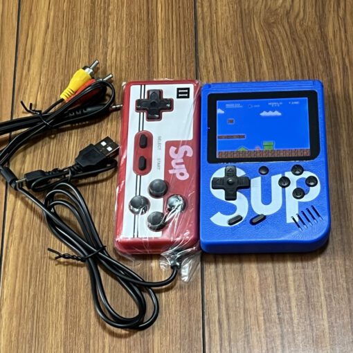 Máy game Nintendo cầm tay 800 trò chơi điện tử 4 nút kèm tay phụ 2 người chơi - Hình ảnh 2
