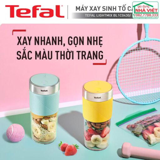 Máy xay sạc pin cầm tay mang đi Tefal LightMix BL1C0430 - Hình ảnh 14