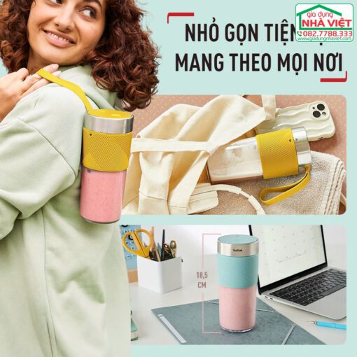 Máy xay sạc pin cầm tay mang đi Tefal LightMix BL1C0430 - Hình ảnh 5