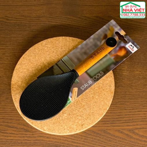 Muôi xới cơm silicone chuôi gỗ 22cm Staub 40503-110-0 - Hình ảnh 12