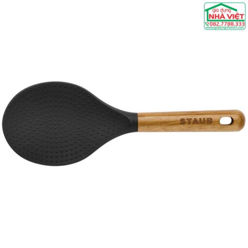 Muôi xới cơm silicone chuôi gỗ 22cm Staub 40503-110-0 - Hình ảnh 4