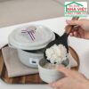 Muôi xới cơm silicone chuôi gỗ 22cm Staub 40503-110-0