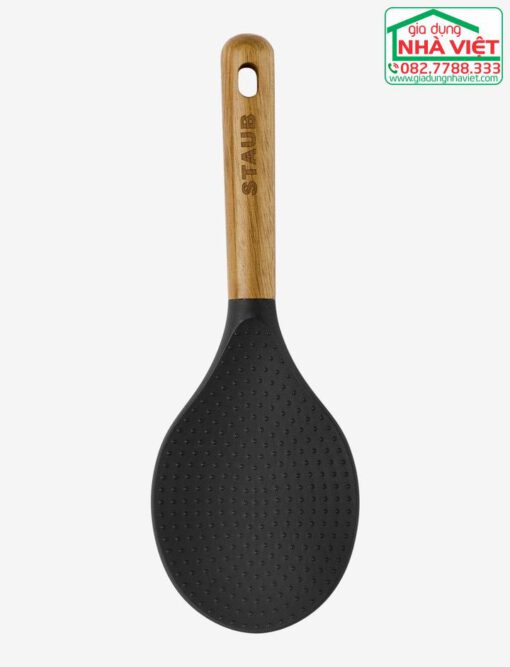 Muôi xới cơm silicone chuôi gỗ 22cm Staub 40503-110-0 - Hình ảnh 6