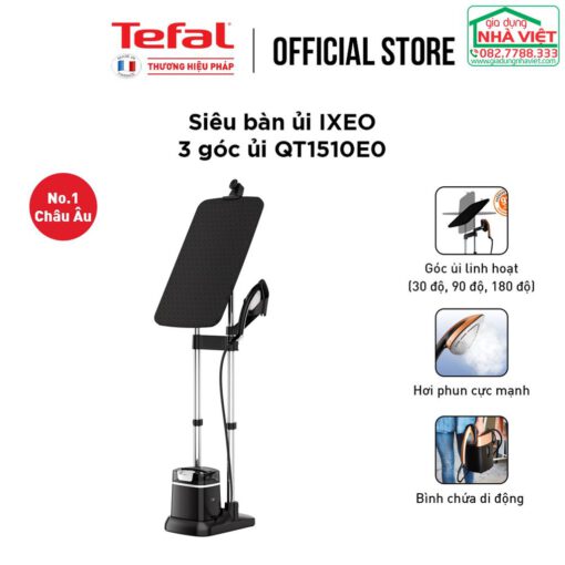 Bàn là hơi nước dạng đứng công suất cao 2980W TEFAL IXEO Plus QT1510E0 - Hình ảnh 16
