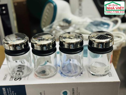 Bộ 4 lọ đựng gia vị bằng thuỷ tinh WMF 06 6158 6040 - Ảnh 2