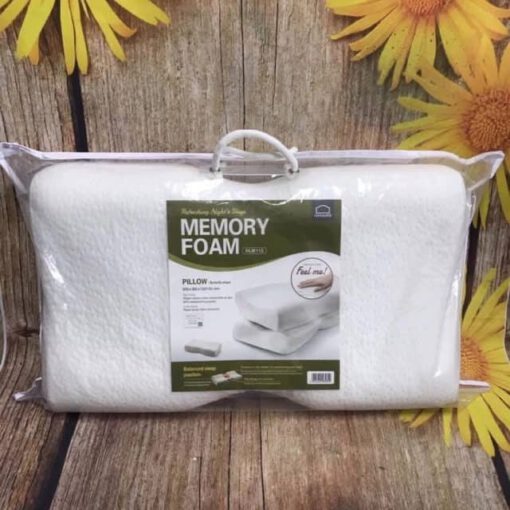 Gối Memory Foam 2 đầu thấp cao tốt cho đau cổ vai gáy LocknLock HLW113