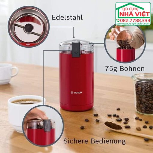Máy xay cafe Bosch TSM6A013B- Made in EU - Hình ảnh 12