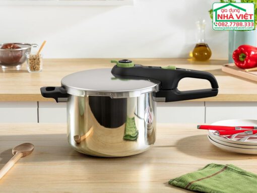 Nồi áp suất inox cao cấp 6L kèm khay hấp Tefal Secure Trendy P2580702 - Hình ảnh 8