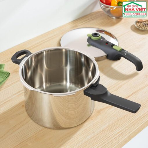 Nồi áp suất inox cao cấp 6L kèm khay hấp Tefal Secure Trendy P2580702 - Hình ảnh 5