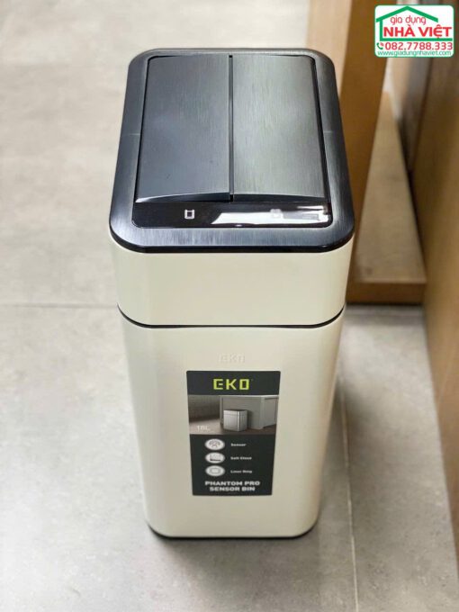 Thùng rác cảm biến chống bám vân tay 30L EKO SENSOR EK9577