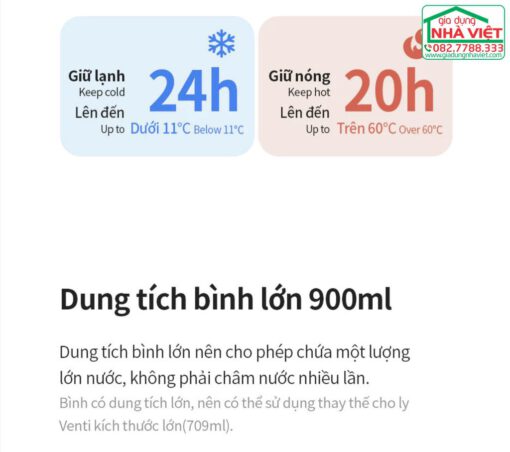Bình giữ nhiệt Jumbo Tumbler 900ml LocknLock LHC4300 - Ảnh 14