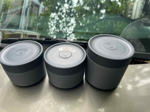 Bộ hộp cơm giữ nhiệt Pump Vacuum Lunch Box (300ml*2, 500ml*1, đũa, thìa, túi) LocknLock LHC8052S01 - Ảnh 16