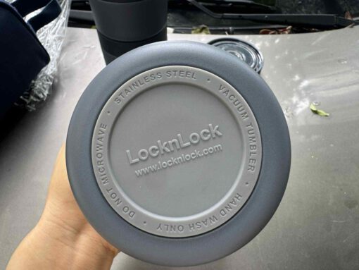 Bộ hộp cơm giữ nhiệt Pump Vacuum Lunch Box (300ml*2, 500ml*1, đũa, thìa, túi) LocknLock LHC8052S01 - Ảnh 18