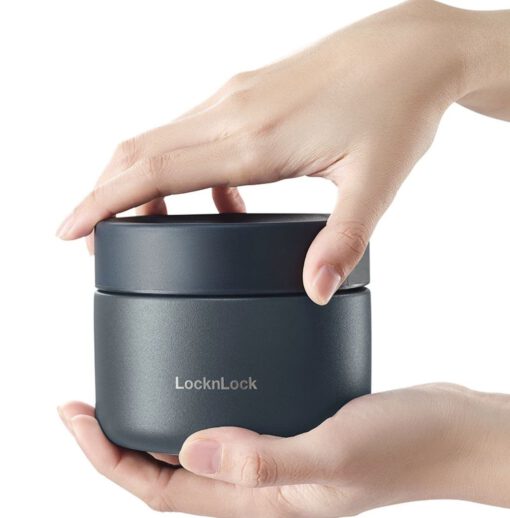 Bộ hộp cơm giữ nhiệt Pump Vacuum Lunch Box (300ml*2, 500ml*1, đũa, thìa, túi) LocknLock LHC8052S01 - Ảnh 10