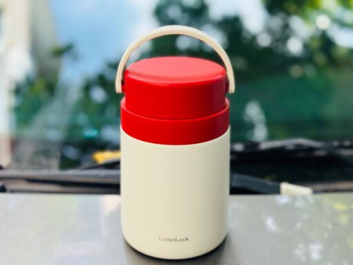 Hộp ủ cháo giữ nhiệt mang đi có quai xách 700ml LocknLock LHC8042 - Ảnh 10