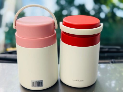 Hộp ủ cháo giữ nhiệt mang đi có quai xách 700ml LocknLock LHC8042 - Ảnh 9