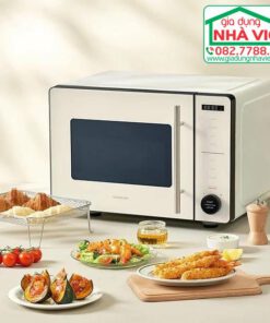 Lò chiên không dầu kết hợp lò vi sóng 22L Locknlock Rangefryer EJF294IVY