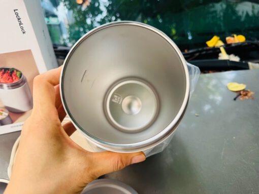 Bình đựng phở, cháo, cơm giữ nhiệt Yoyo Portable Pot White 1.6 L LocknLock LHC8051 - Ảnh 10