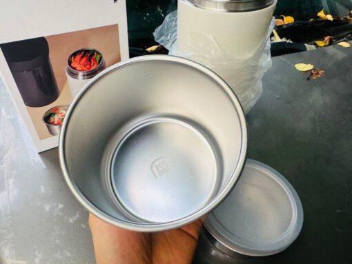 Bình đựng phở, cháo, cơm giữ nhiệt Yoyo Portable Pot White 1.6 L LocknLock LHC8051 - Ảnh 9