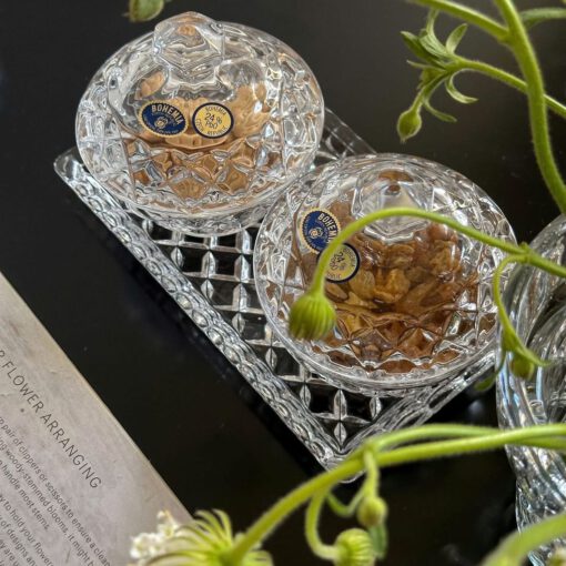 Đĩa pha lê chữ nhật 19cm Crystal Bohemia 62000/14100/190 - made in Czech - Ảnh 5