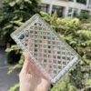 Đĩa pha lê chữ nhật 19cm Crystal Bohemia 62000/14100/190 - made in Czech