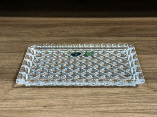 Đĩa pha lê chữ nhật 19cm Crystal Bohemia 62000/14100/190 - made in Czech - Ảnh 3