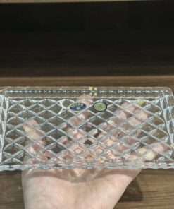 Alternative view of Đĩa pha lê chữ nhật 19cm Crystal Bohemia 62000/14100/190 - made in Czech