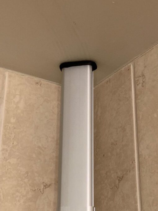 Giá kệ góc treo dụng cụ nhà tắm loại chống sàn và trần Simplehuman BT1062 - Ảnh 18