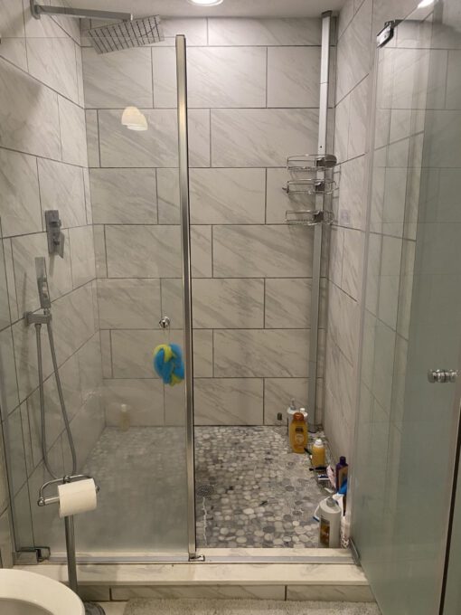 Giá kệ góc treo dụng cụ nhà tắm loại chống sàn và trần Simplehuman BT1062 - Ảnh 25