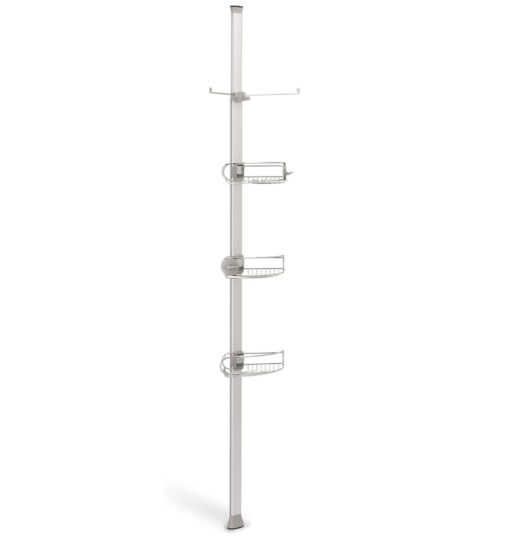 Giá kệ góc treo dụng cụ nhà tắm loại chống sàn và trần Simplehuman BT1062 - Ảnh 6