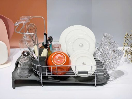 Kệ úp cốc chén bát bằng thép không gỉ có thể mở rộng KitchenAid KE894BXCG