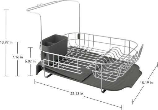 Kệ úp cốc chén bát bằng thép không gỉ có thể mở rộng KitchenAid KE894BXCG - Ảnh 11
