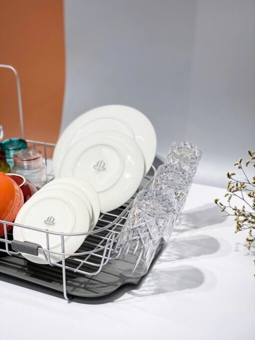 Kệ úp cốc chén bát bằng thép không gỉ có thể mở rộng KitchenAid KE894BXCG - Ảnh 7
