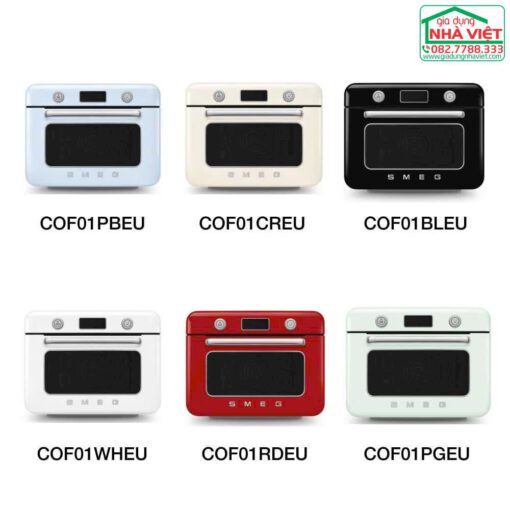 Lò nướng kèm hấp 10in1 SMEG 50's Style COF01 - Made in Italy - Ảnh 5