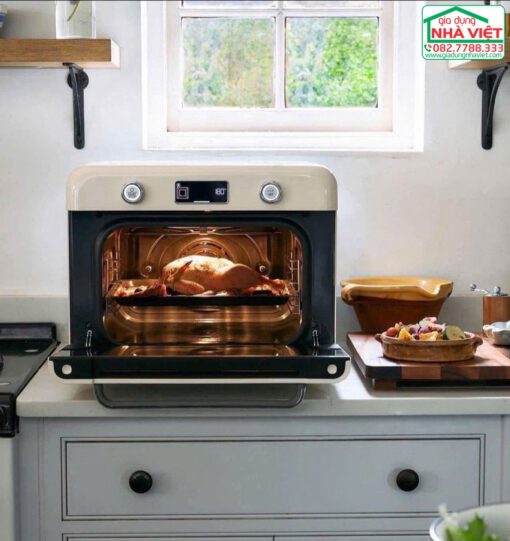 Lò nướng kèm hấp 10in1 SMEG 50's Style COF01 - Made in Italy - Ảnh 13