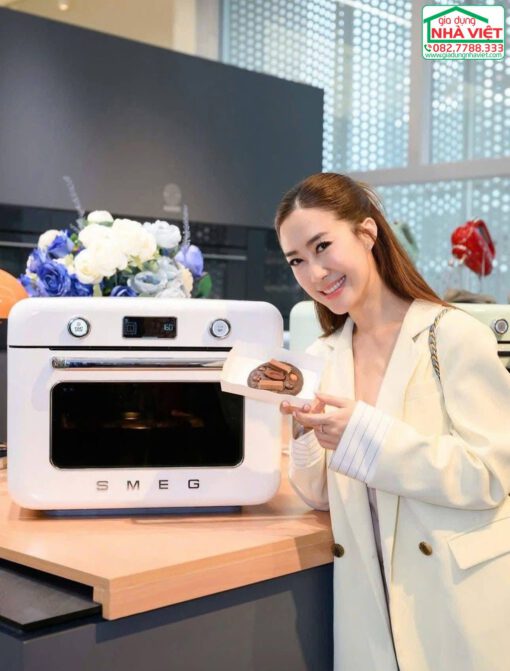 Lò nướng kèm hấp 10in1 SMEG 50's Style COF01 - Made in Italy - Ảnh 15