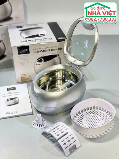Máy làm sạch trang sức bằng sóng siêu âm 50W CASO UltraSonicClean Disc 1510