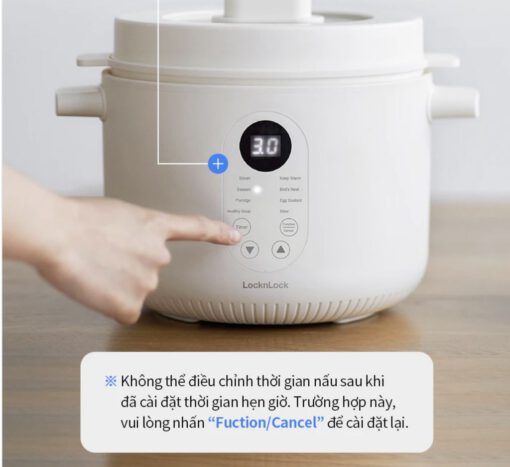 Nồi nấu chậm đa năng Multi-function Slow Cooker 2.5L Locknlock EJP164IVY - Ảnh 11