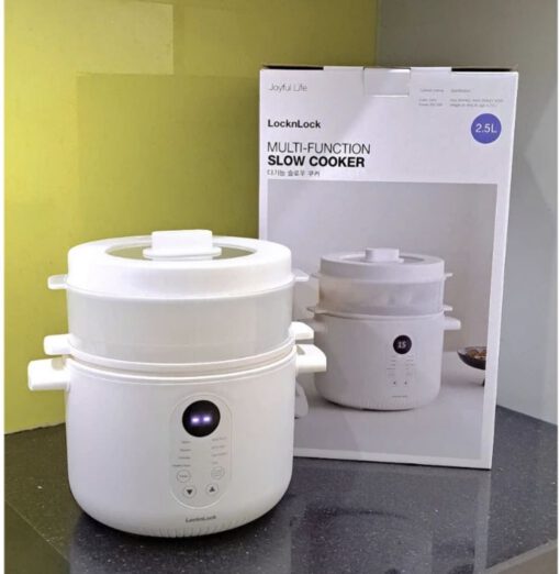 Nồi nấu chậm đa năng Multi-function Slow Cooker 2.5L Locknlock EJP164IVY