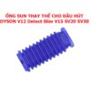 Ống sun màu xanh thay thế đầu hút bụi Dyson V15 V12 Detect V8 V10 Slim SV20 SV30