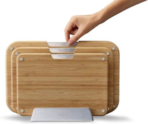 Bộ 3 thớt tre kèm giá đỡ Nest™ Joseph Joseph 60236 - Ảnh 4