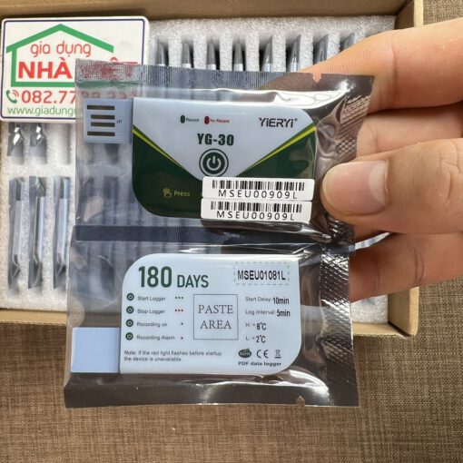 Bộ ghi dữ liệu nhiệt độ 180 ngày YiERYi YG-30 MeterUSB PDF Temperature Data logger - Ảnh 3