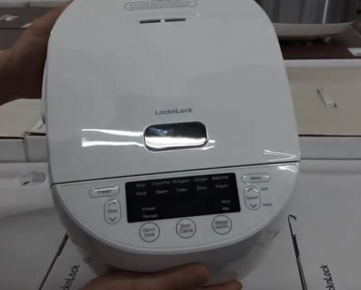 Nồi cơm điện tử 1.0L Locknlock Electric Rice Cooker EJR311WHT - Ảnh 7