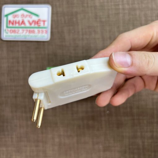 Phích cắm chia 3 thông minh Fanagold 1 ổ cắm chia 3 ổ cắm 2500w - Ảnh 4
