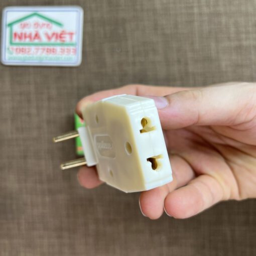 Phích cắm chia 3 thông minh Fanagold 1 ổ cắm chia 3 ổ cắm 2500w - Ảnh 2