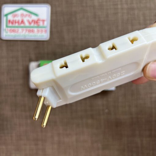 Phích cắm chia 5 thông minh Fanagold 1 ổ cắm chia 5 ổ cắm 2500w - Ảnh 2