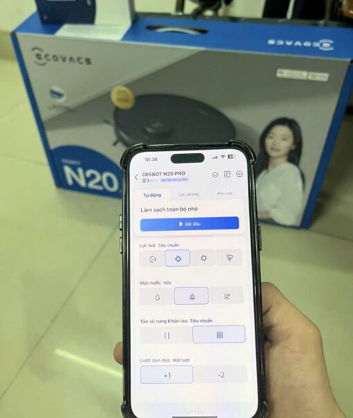 Robot hút bụi lau nhà Ecovacs Deebot N20 Pro - Ảnh 11