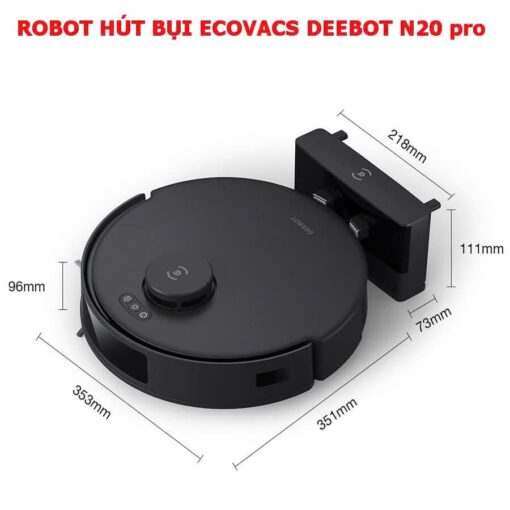 Robot hút bụi lau nhà Ecovacs Deebot N20 Pro - Ảnh 13