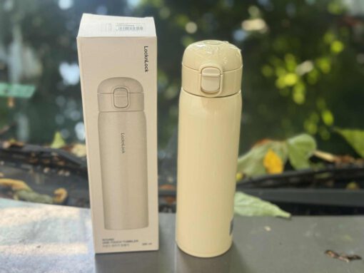 Bình giữ nhiệt 500ml nắp mở 1 chạm Round One-Touch Tumbler LocknLock LHC3296