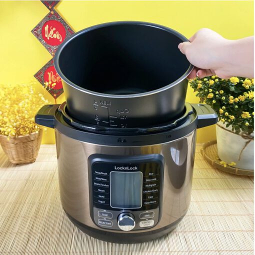 Nồi áp suất đa năng điện tử 6L 1000W LocknLock EJP676BLK - Ảnh 4